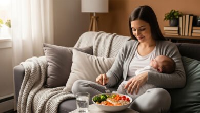 كيف تتبع نظام غذائي صحي للأمهات الجدد فترة ما بعد الولادة؟