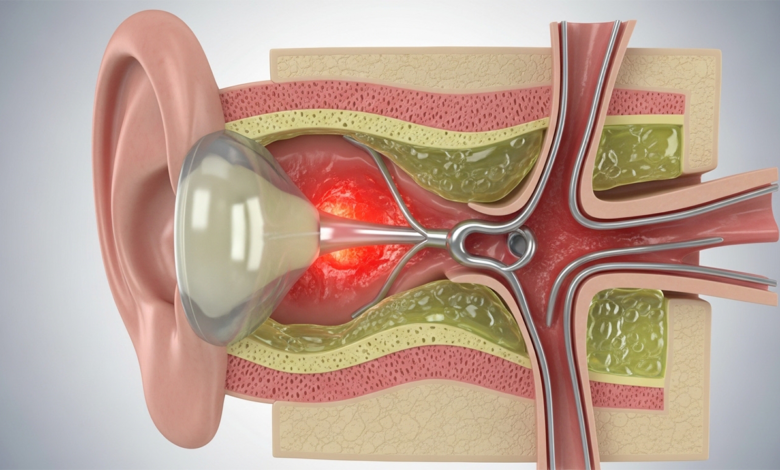 التهاب الأذن الوسطى