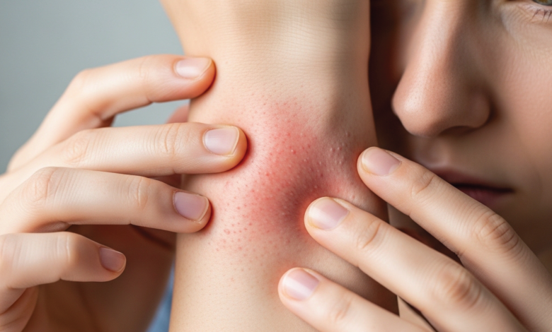 الطفح الجلدي التحسسي