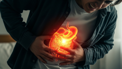 ألم المعدة بعد الأكل