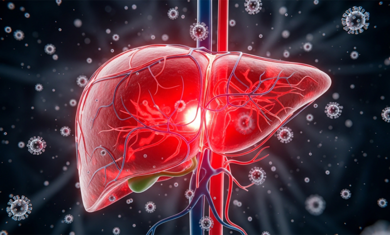 الدهون على الكبد